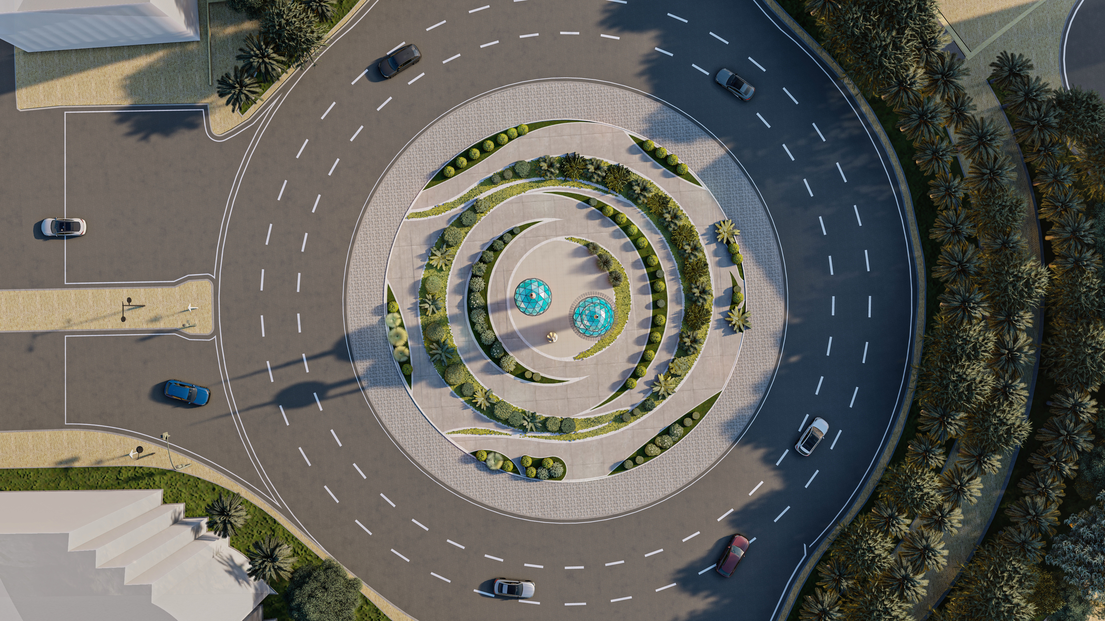 Kuwait Roundabout, Riyadh, KSA-1