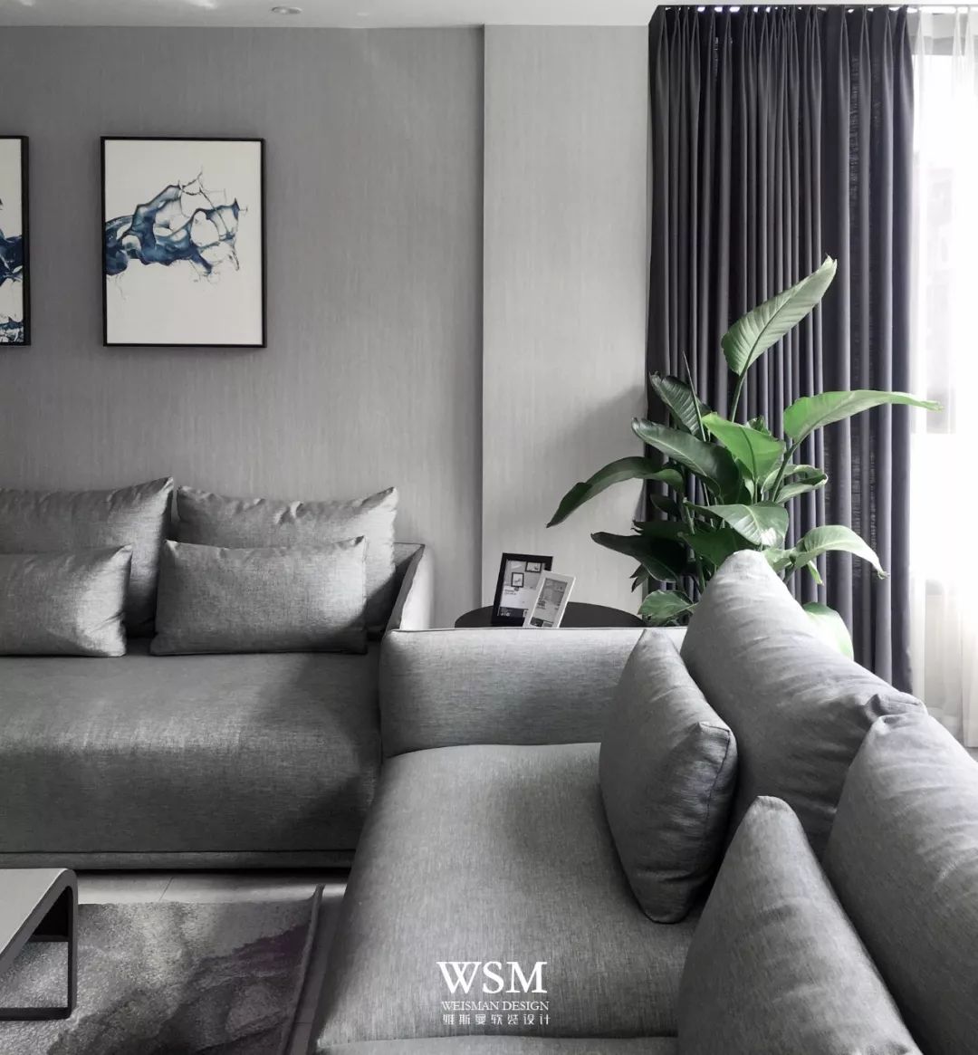 质感生活,和谐空间——苏州瑞景国际灰色调全案设计-55