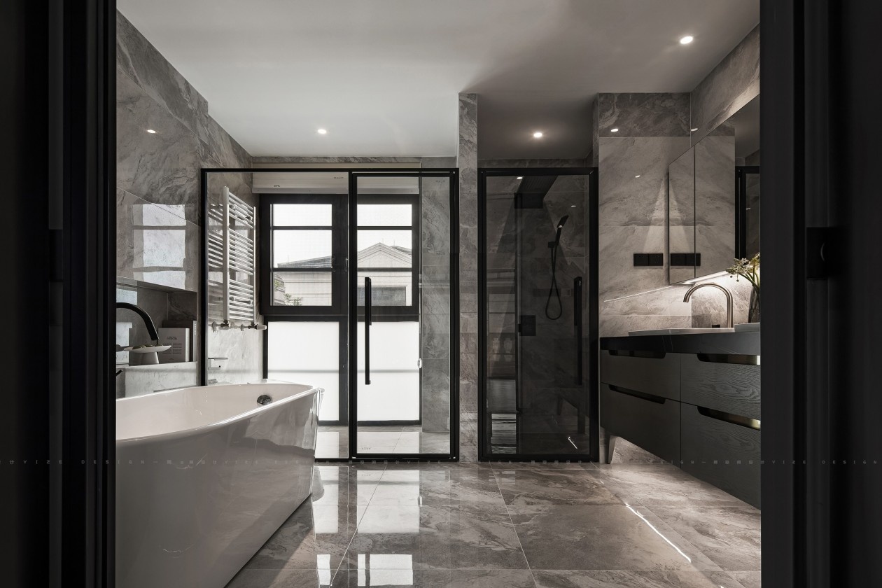 悬浮楼梯下的现代极简别墅设计丨中国杭州丨赵艺哲设计团队-49