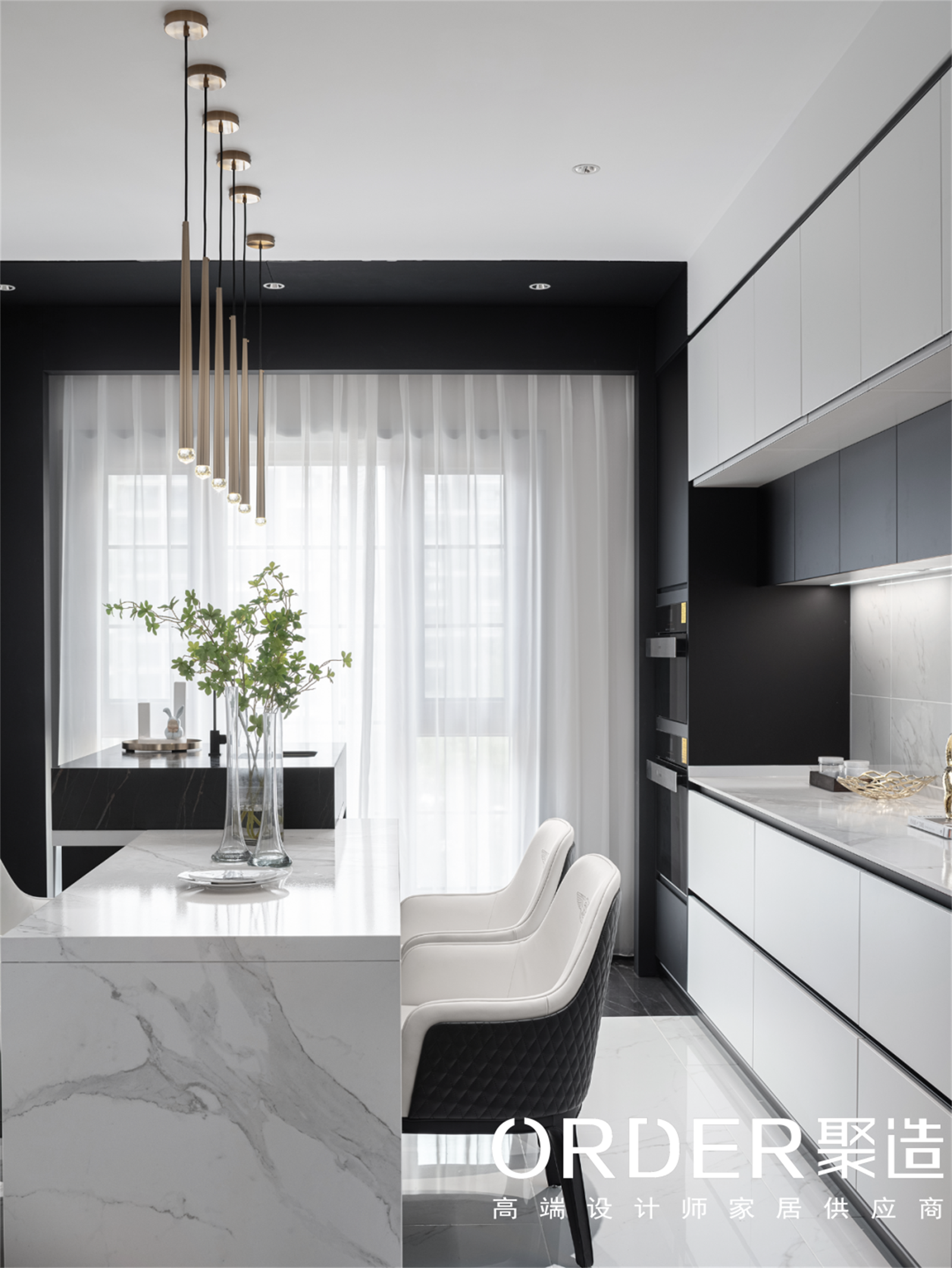 极简大平层家具落地案例-6