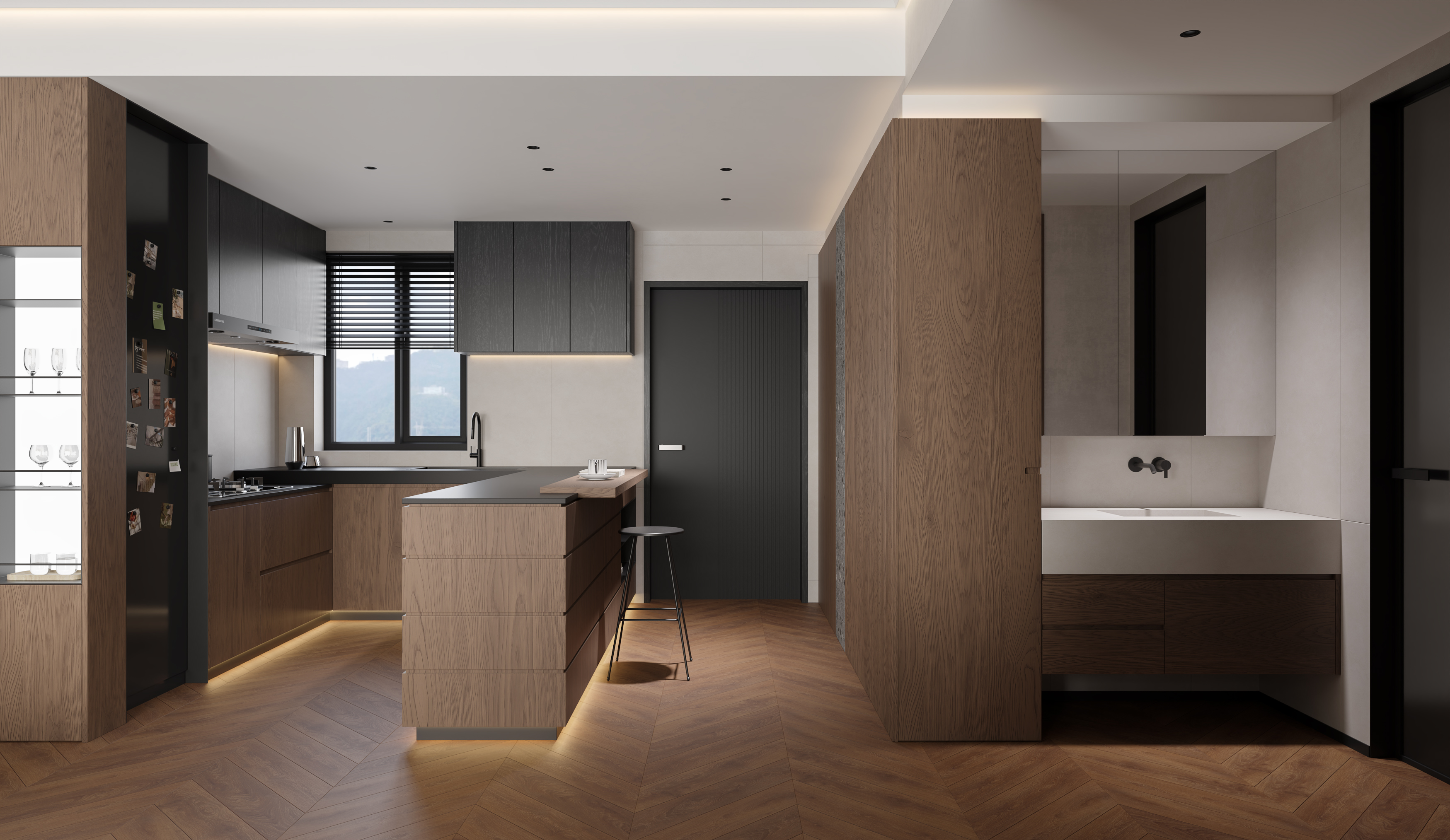 现代中古效果图表现-12