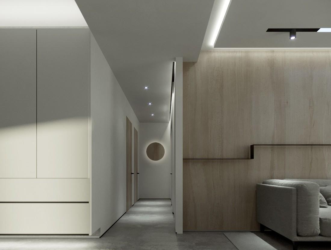 极简过道设计，打造宽敞明亮的空间感-1