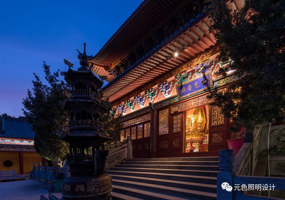 佛 · 光 | 道吾山护国兴华禅寺灯光改造-32