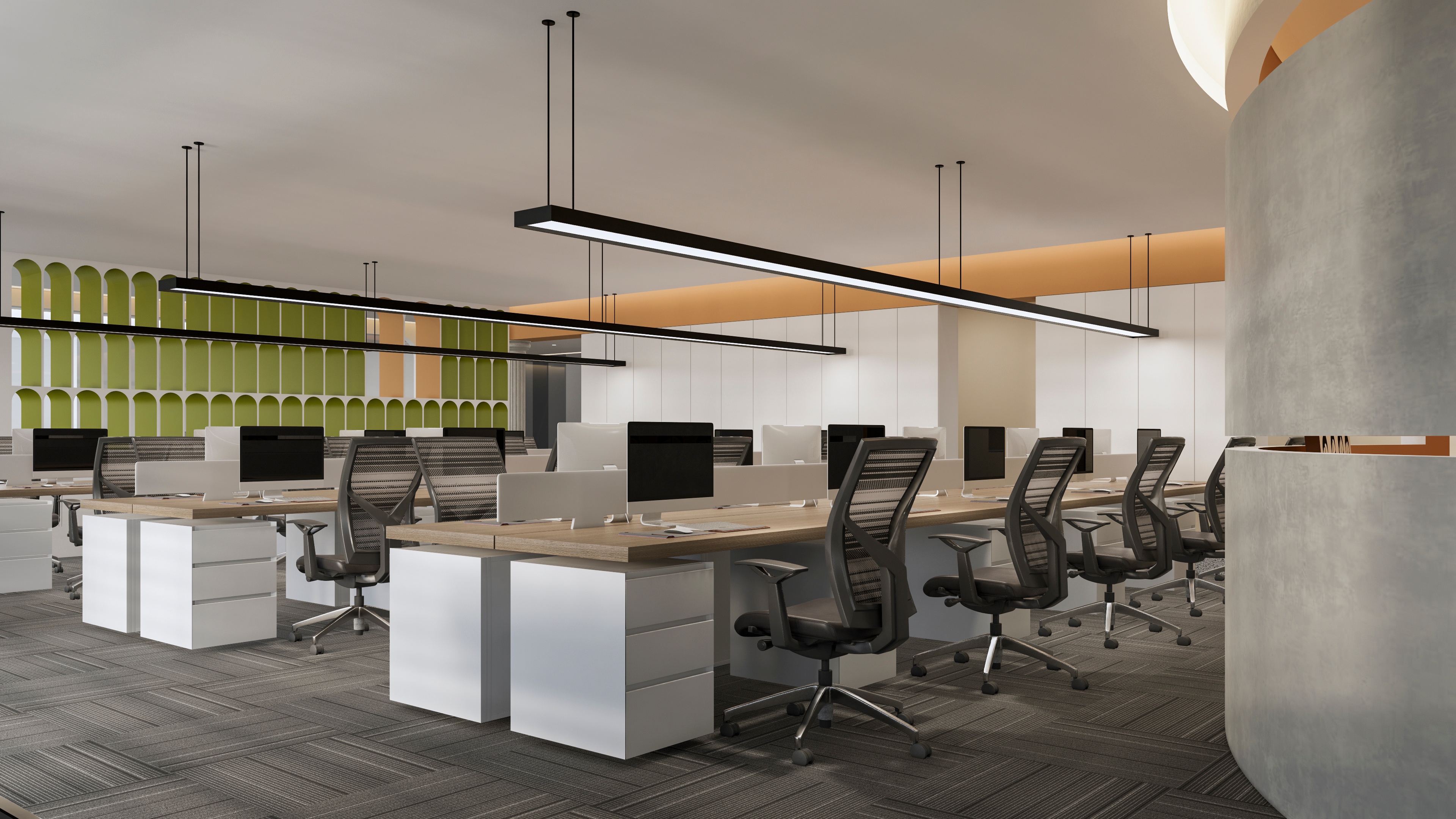 设计事务所  诺仕科技办公空间，方圆之间·别具洞见-9