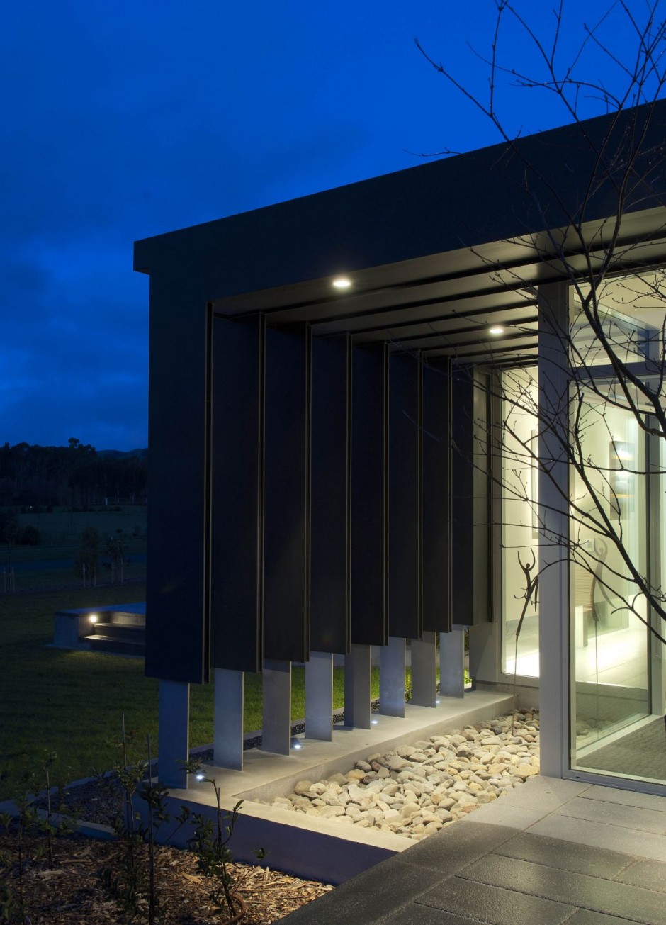 豪华别墅 现代风格简约 新西兰Dixon现代别墅-4