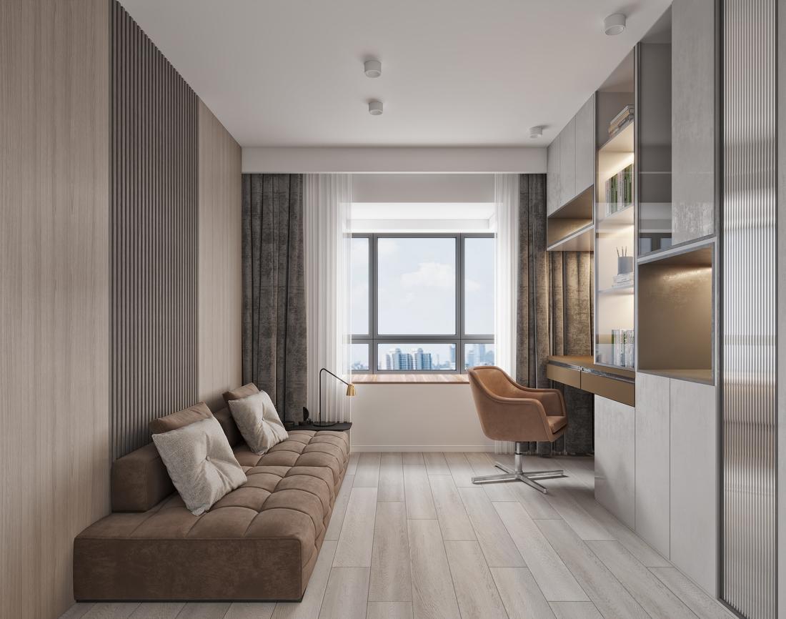 现代简约风 130㎡大气住宅设计-4