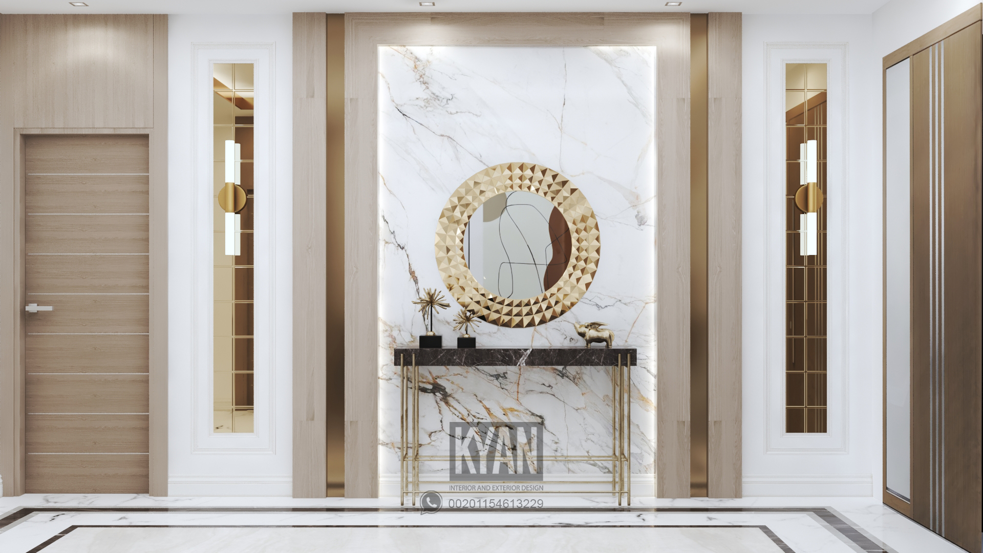 豪华新古典别墅入口-8