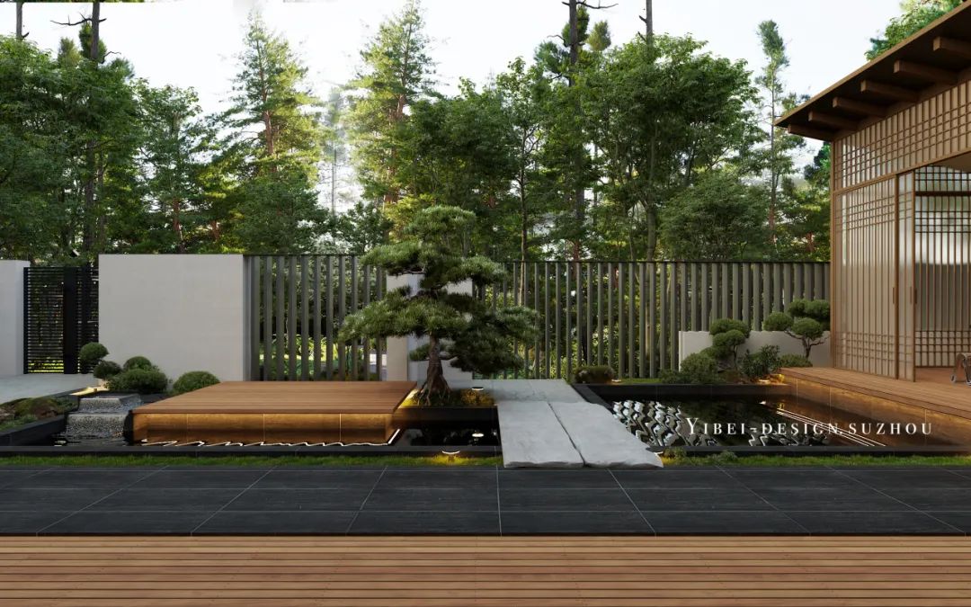 把自然装进家里,庭院设计丨中国苏州丨YIBEI DESIGN-9
