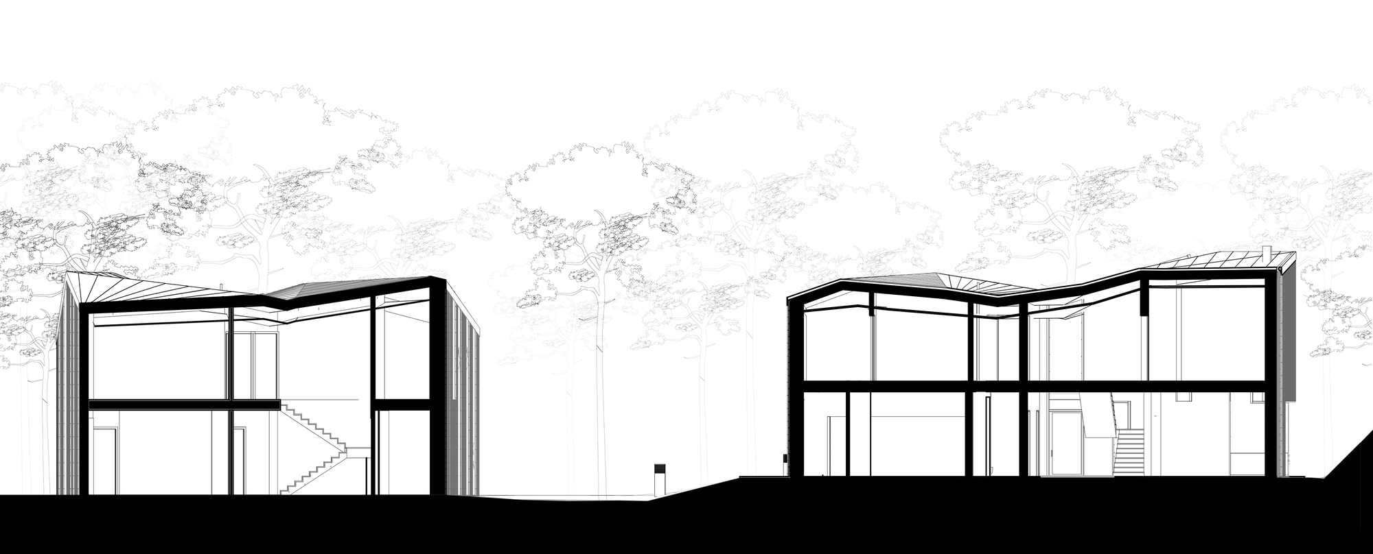 森林中的房屋丨立陶宛维尔纽斯丨Architektūros linija-21