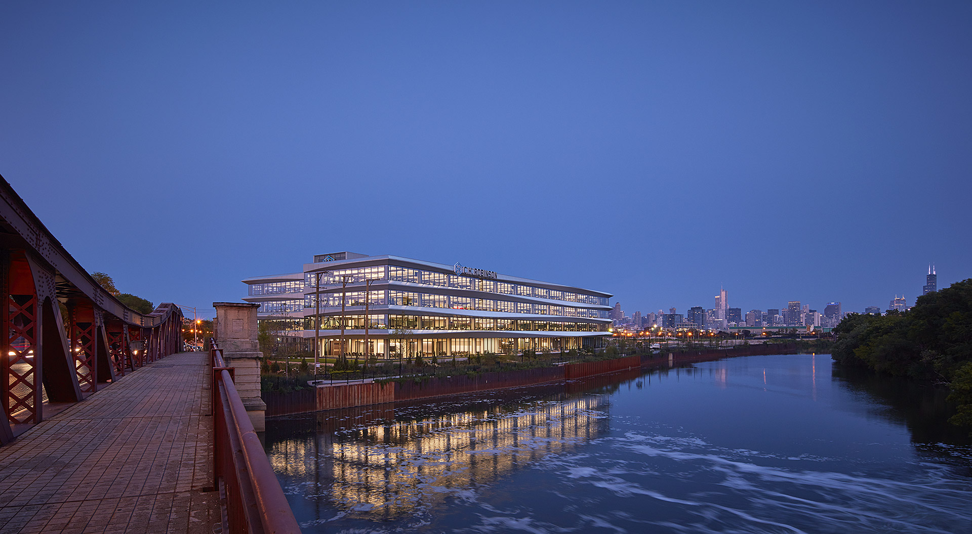 芝加哥 C.H. Robinson Midwest 总部——绿色、高效、灵活的办公空间-10