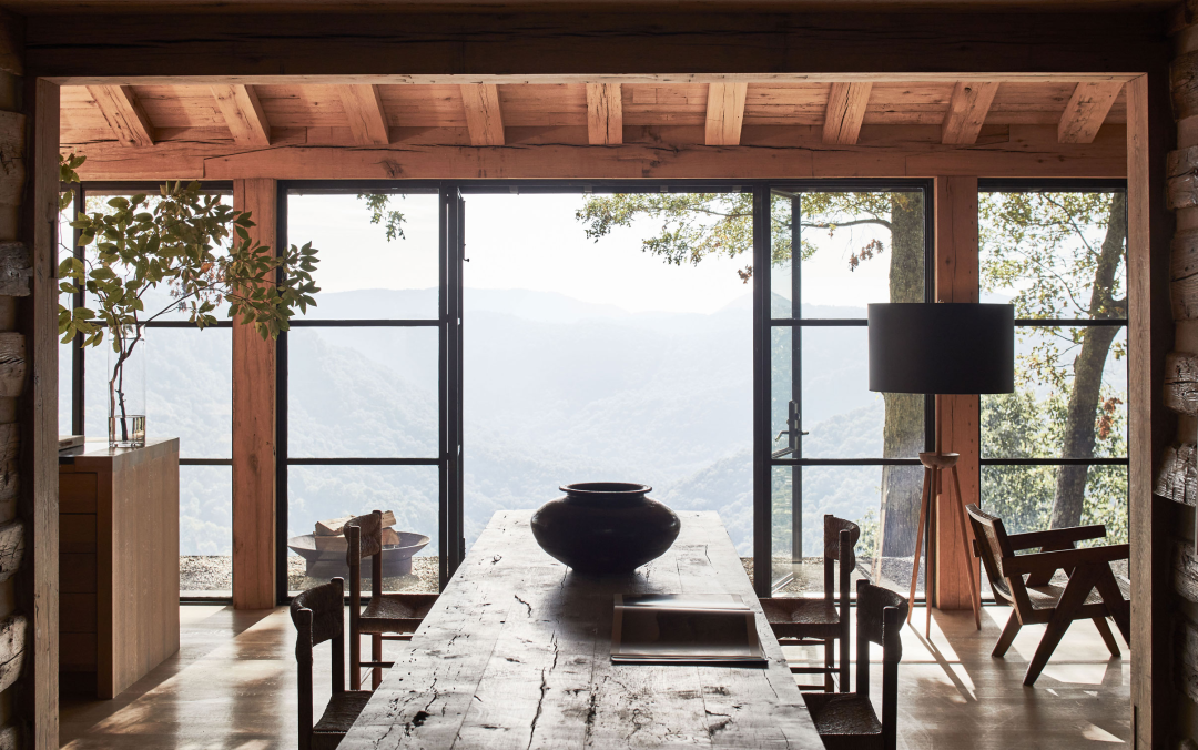 Betsy’s Cabin 私人木制小屋丨美国北卡罗来纳丨Paul Bates Architects-7