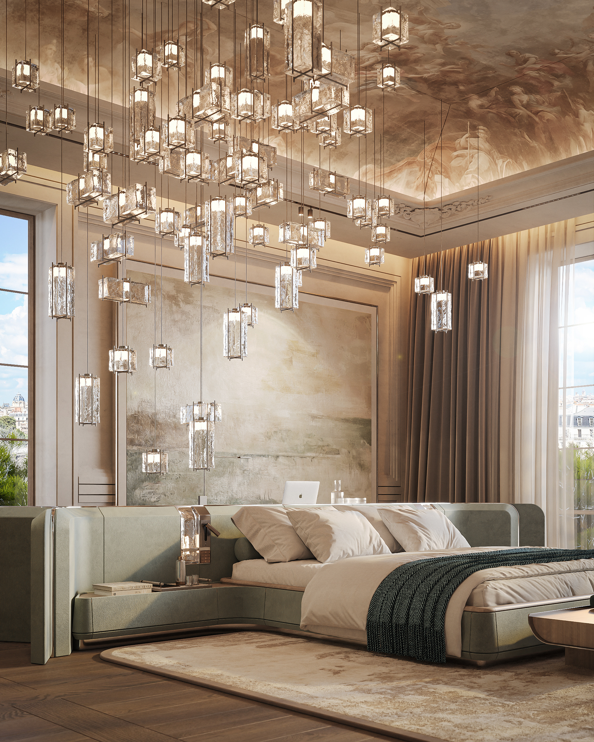 巴黎回声报 主卧室丨法国巴黎-17