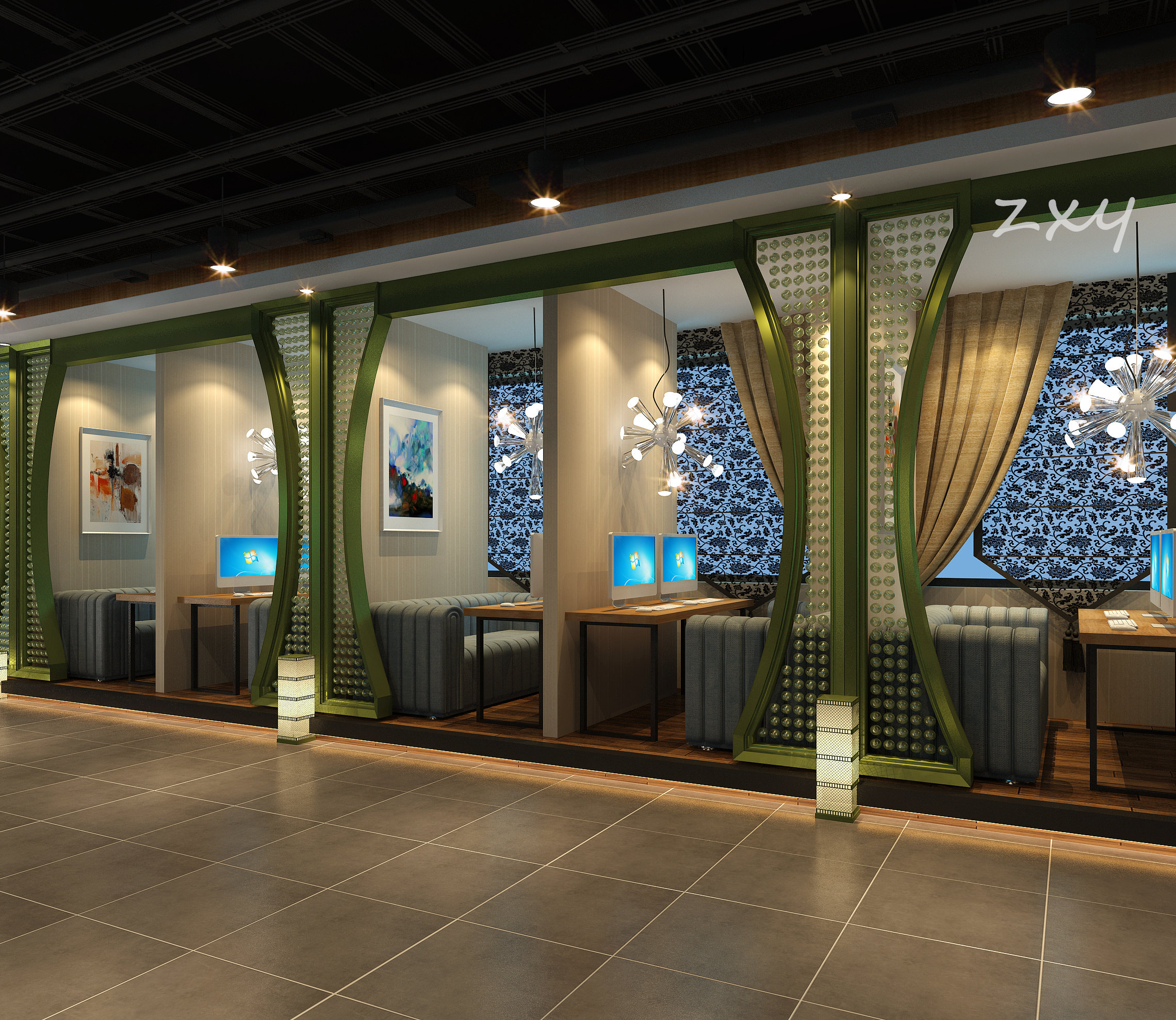 网咖·舒适惬意且浪漫的休憩空间-2