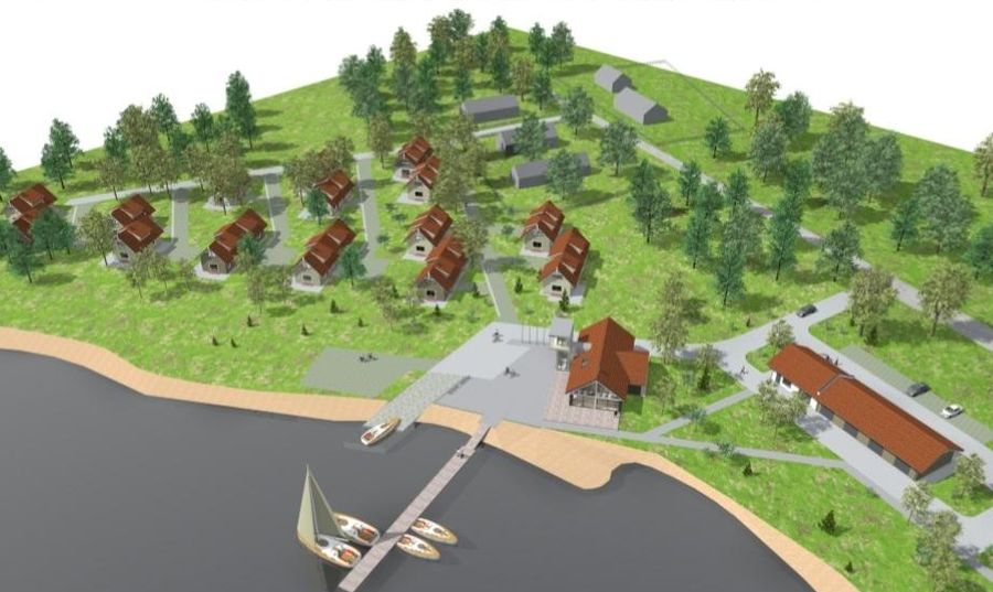 Preilos小船只与渔民港口及管理建筑项目-19