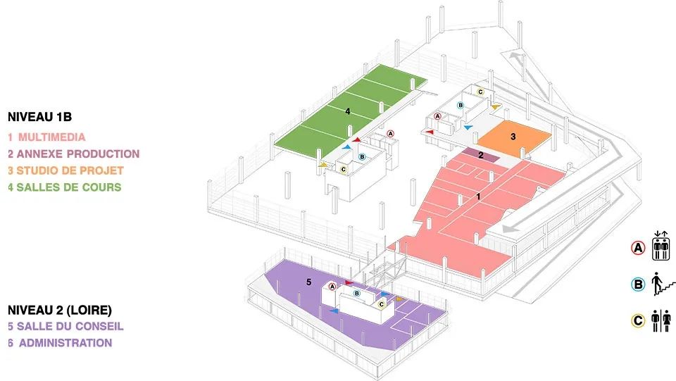 南特国立高等建筑学院教学楼丨法国南特丨安妮·拉卡顿和让菲利普·瓦萨尔-59