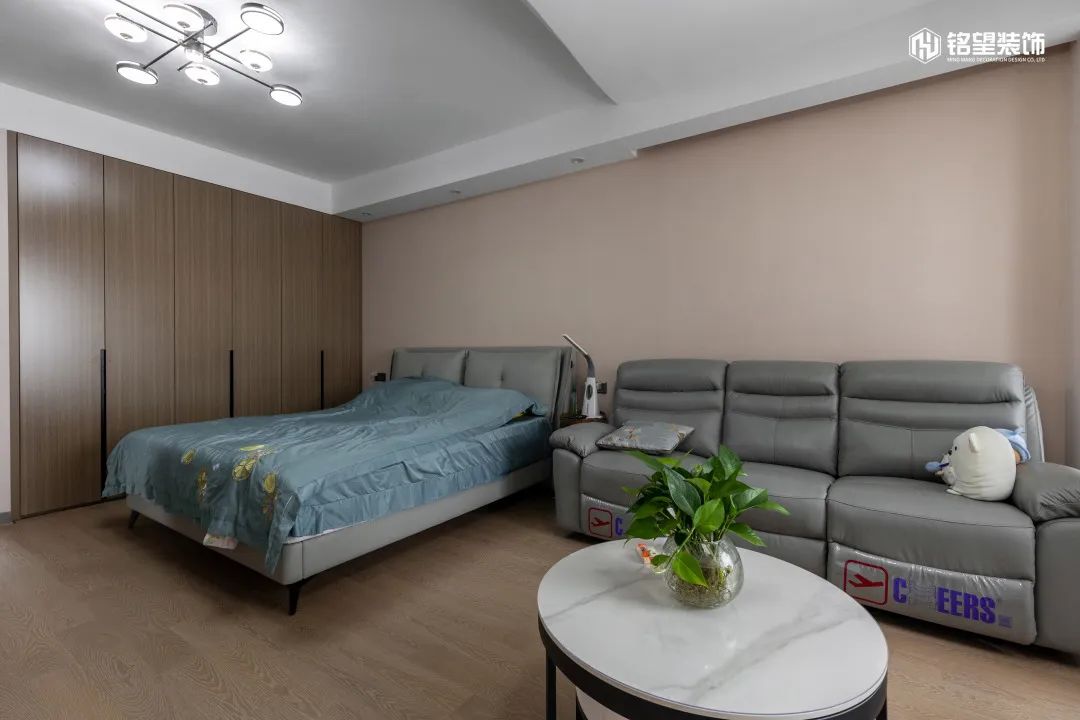 明发滨江新城 · 现代简约的无边界空间丨铭望装饰-33