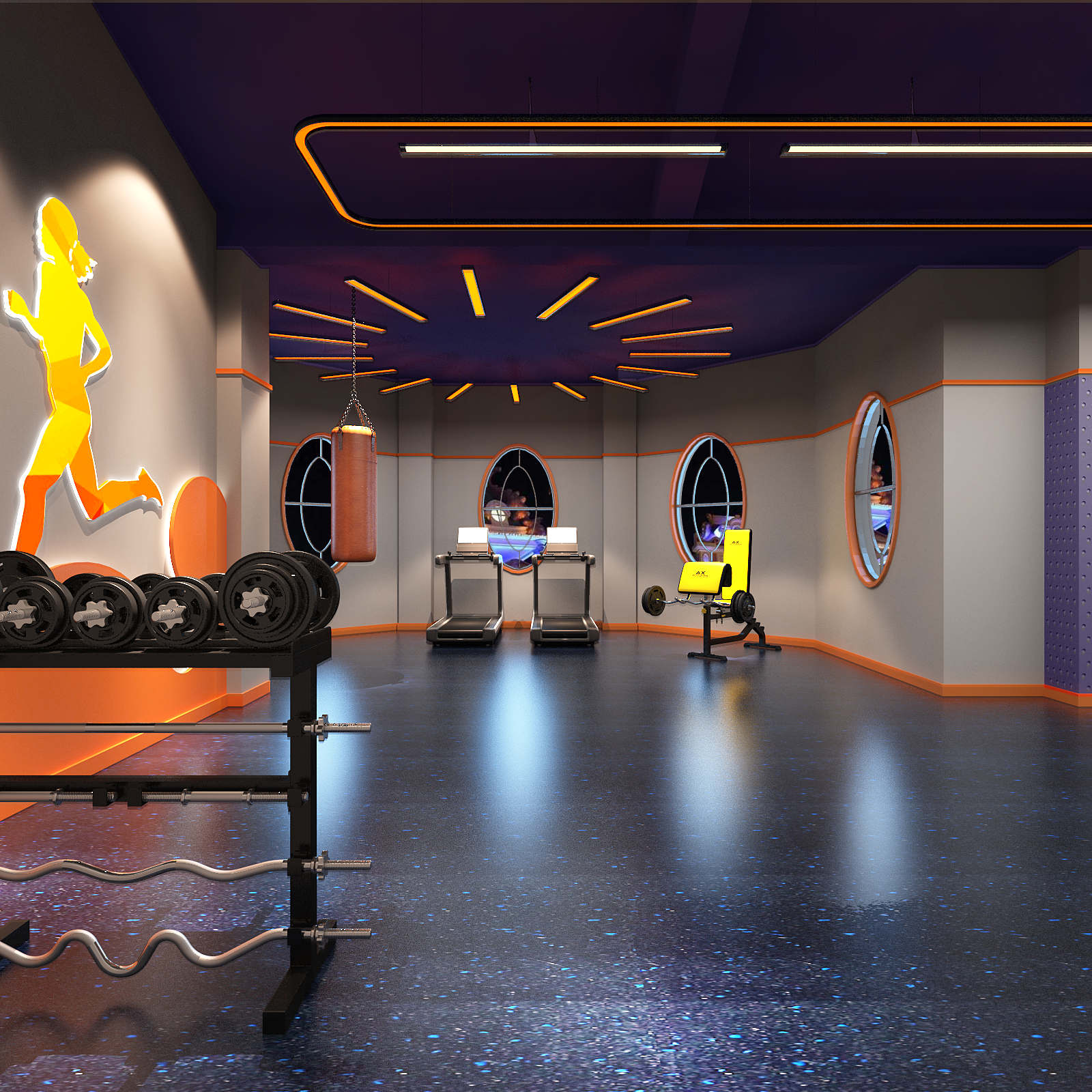 四季律动——凯普青少年运动汇空间设计-30