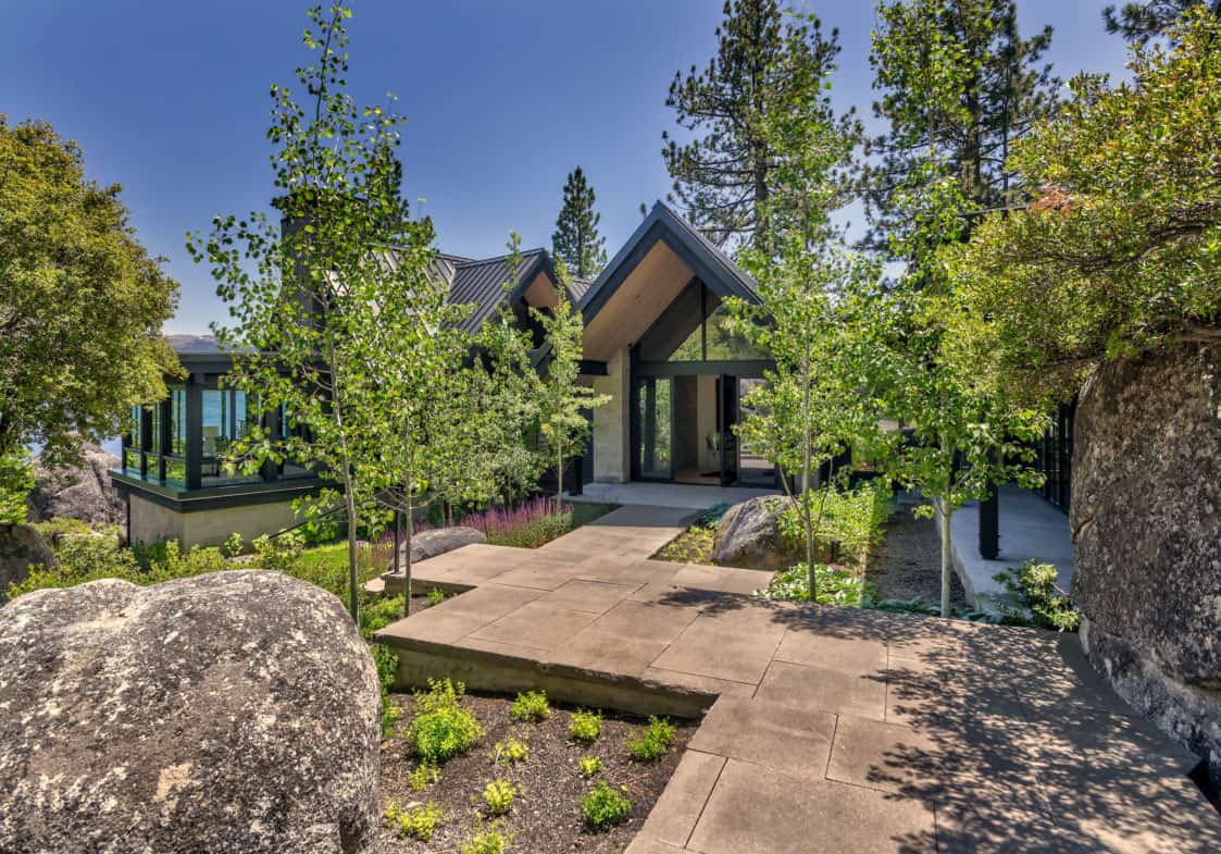 An extraordinary lakefront mountain house with idyllic views of Lake Tahoe-42