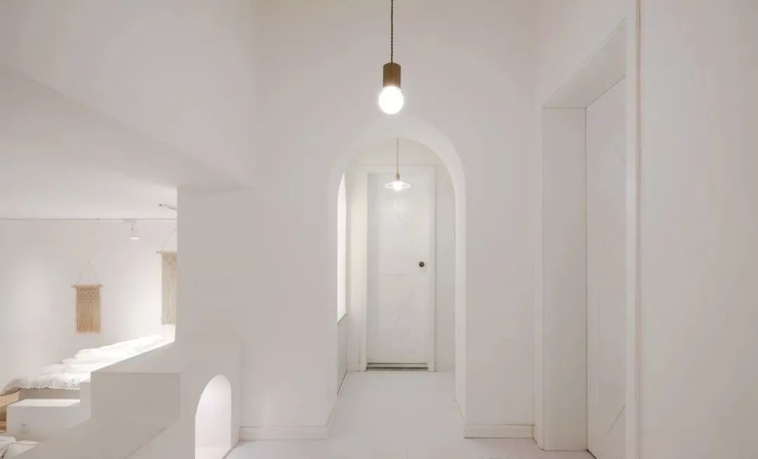 120㎡民宿风混搭家居，纯白打造浪漫不造作体验-18