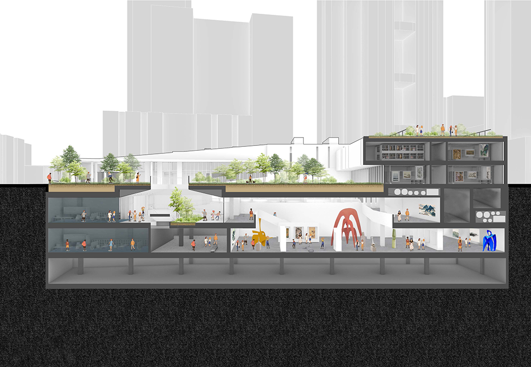 中标候选方案，画匣子：罗湖美术馆丨中国深圳丨亩加设计-20