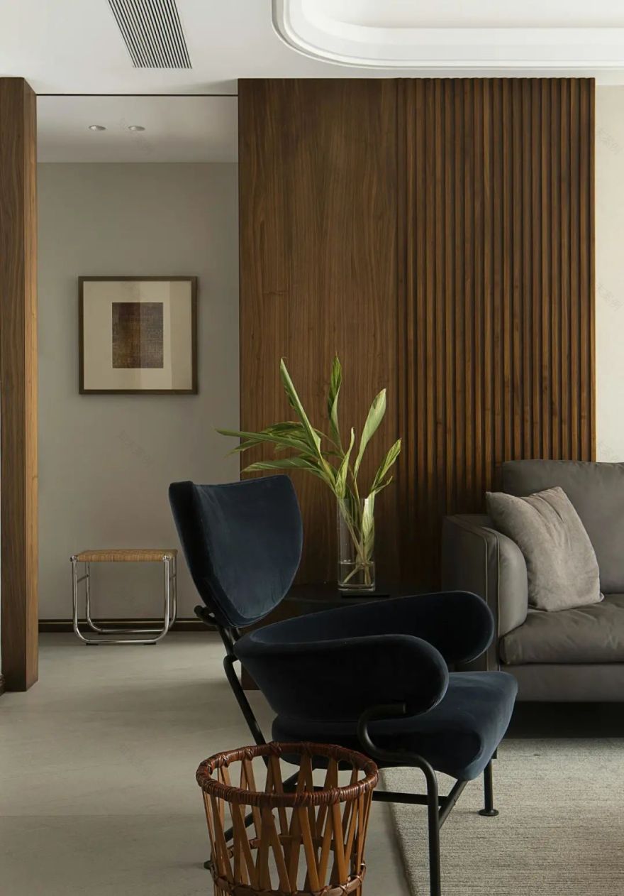 胡桃木的温润,营造光影下的生活感 | 千上设计-28