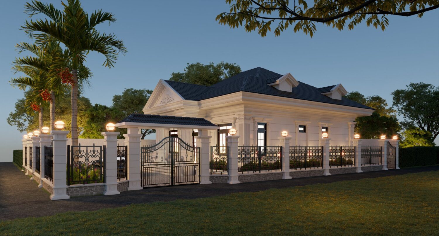 7461. Free Sketchup Garden House Exterior Model-9