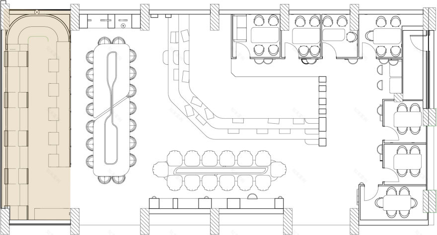 Mansoura 大学图书馆室内设计丨DESIGNED FURNATURE-16