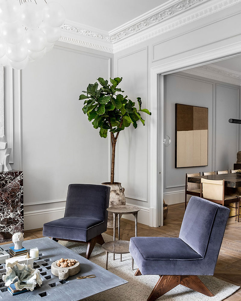 伦敦诺丁山英式豪华联排别墅设计-10