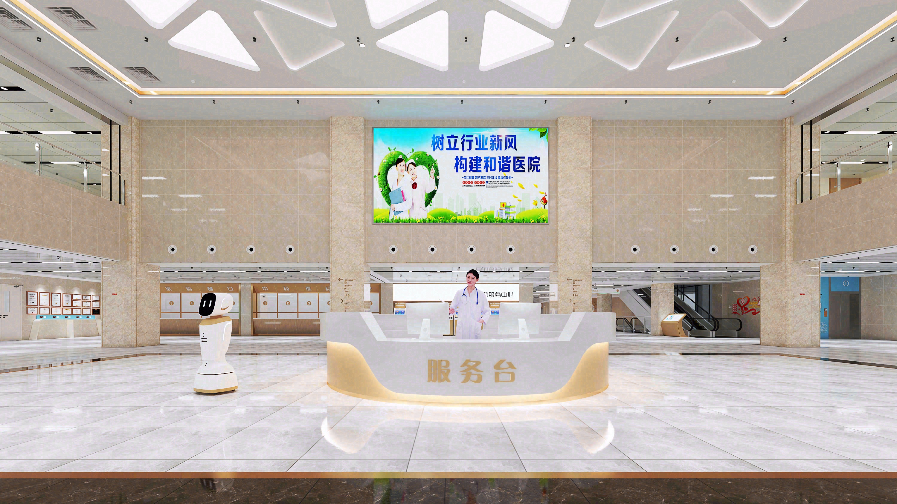 医院大厅设计丨个人设计师-2