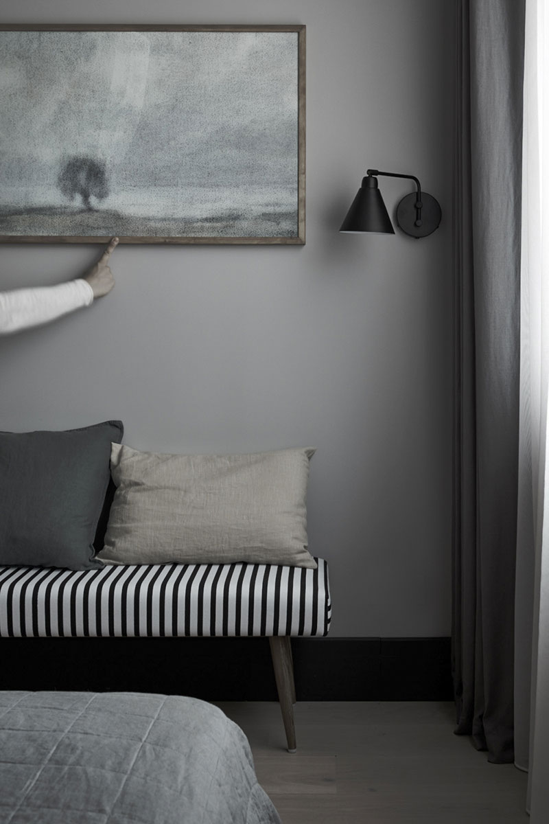 莫斯科灰色调时尚公寓，演绎简约北欧风-10