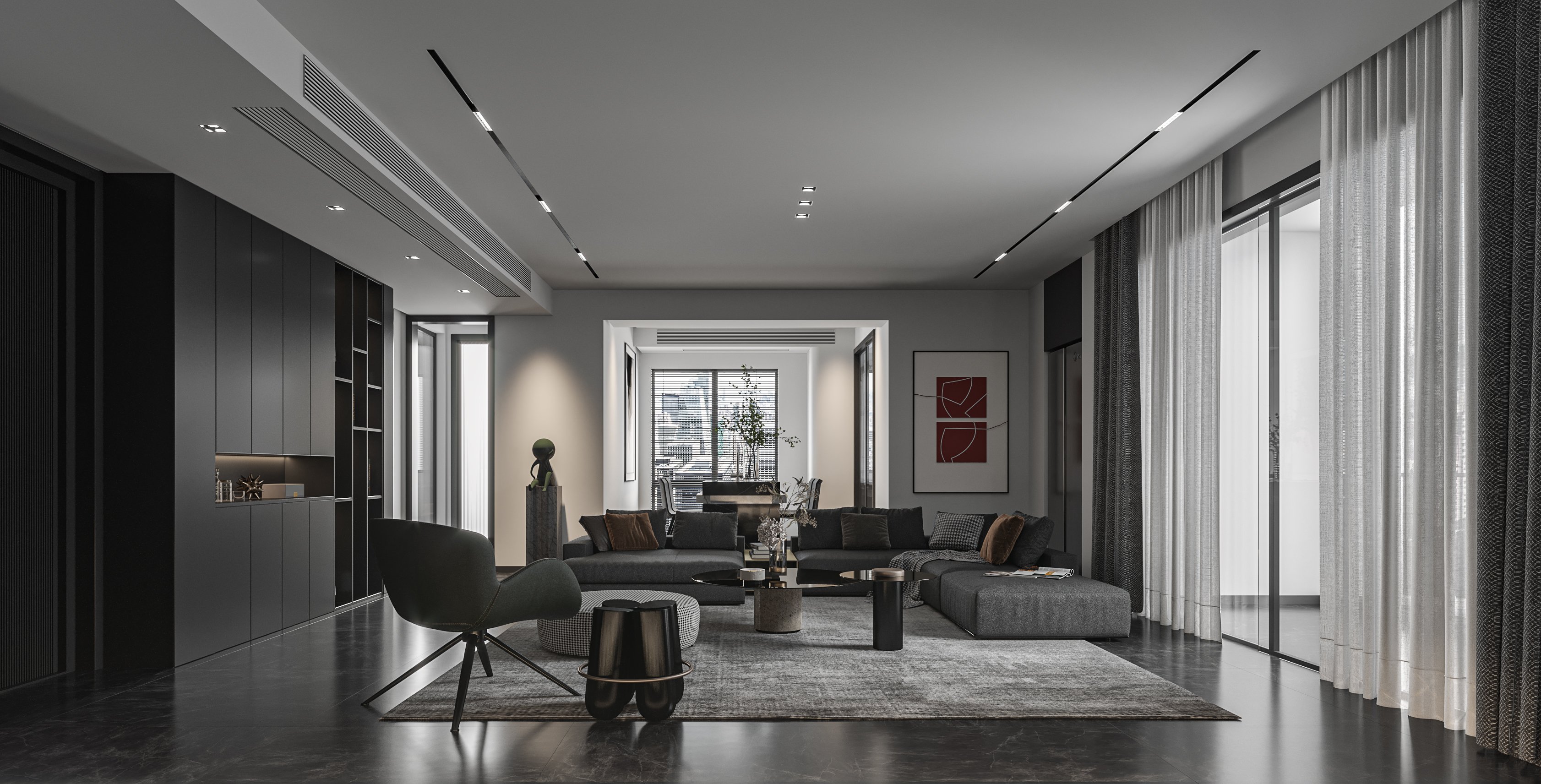 现代平层设计-23