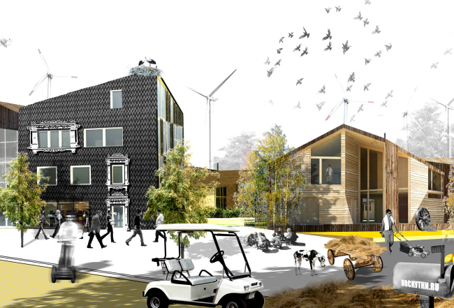 “Лоскутки”（“碎布片”,概念为俄罗斯可负担且环保住房）-14