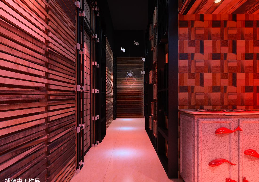 上海香逸江边渔乐餐厅室内设计-22