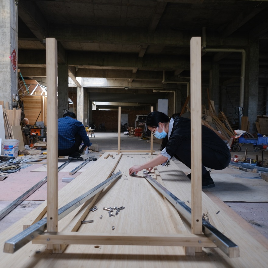 轻竹建造:无漪桌&无意椅丨无意义建筑-21