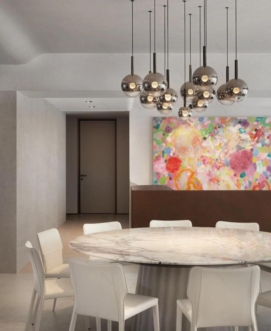 尚东·柏悦府1400㎡顶层复式丨中国广州丨WEIGUAN.DESIGN卫观设计-25