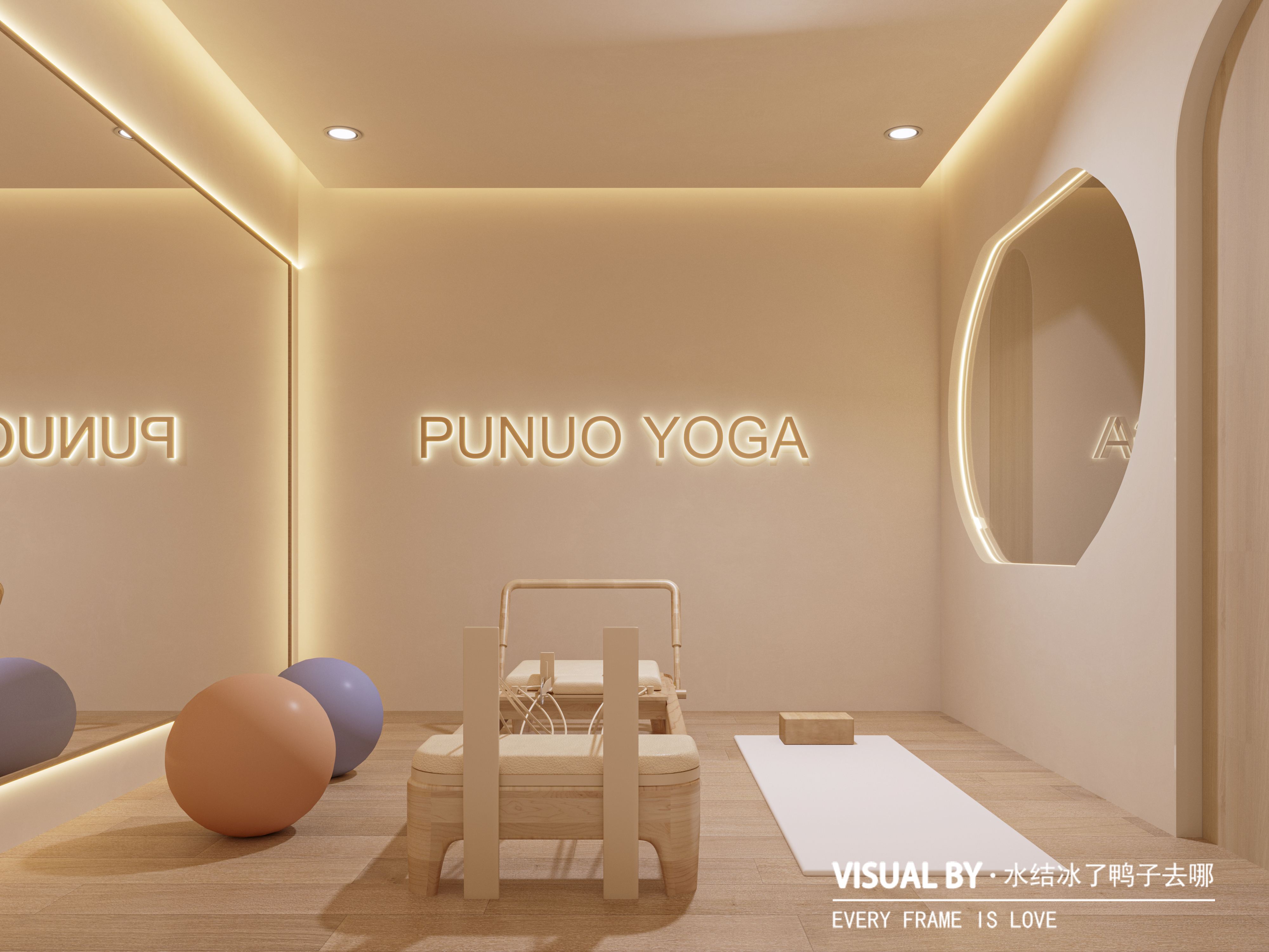 瑜伽店效果图-10