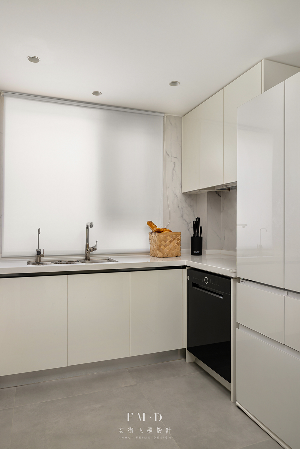 奶油风复式住宅丨中国滁州丨飞墨设计组-42