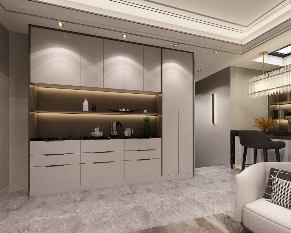 现代轻奢别墅设计,演绎都市优雅生活-12