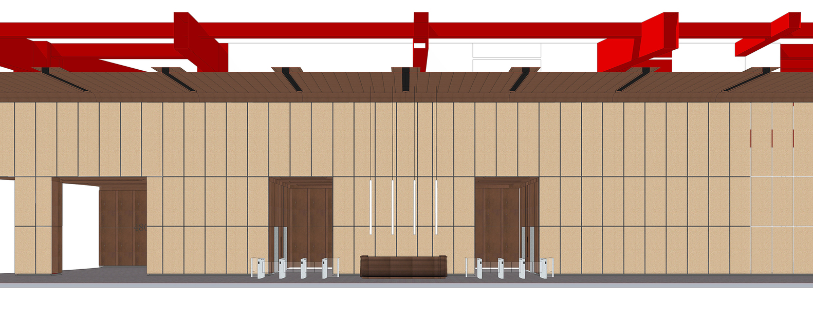 北京朝阳公园广场公共区域室内设计-60