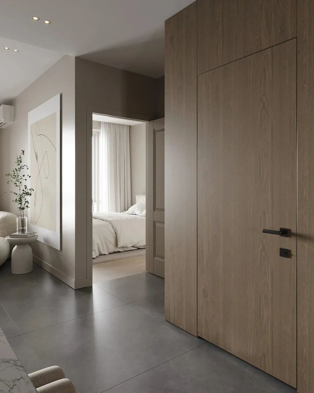 90㎡极简风住宅设计丨大树装饰-2