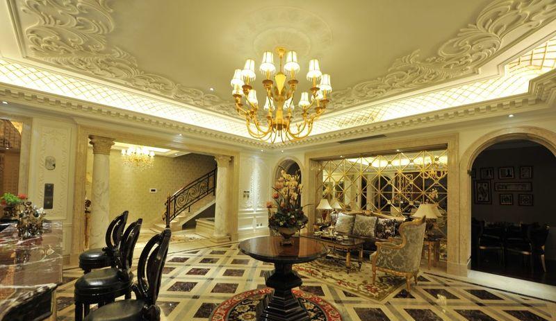深圳塞纳湾高端别墅软装设计效果图-美式新古典别墅软装效果图-0