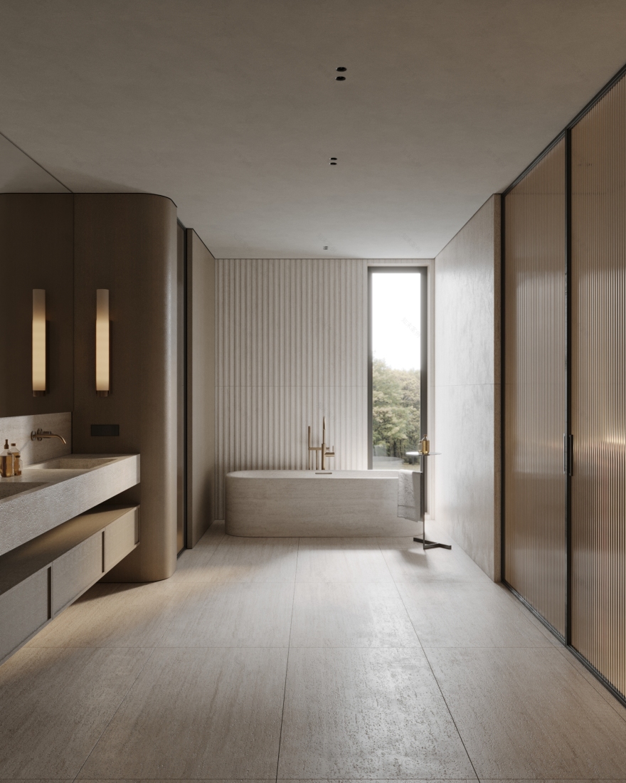 卫生间丨美国洛杉矶丨Olena Khlomova-8