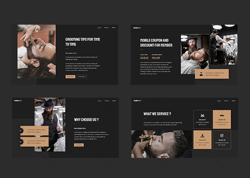 理发店演示模板-6