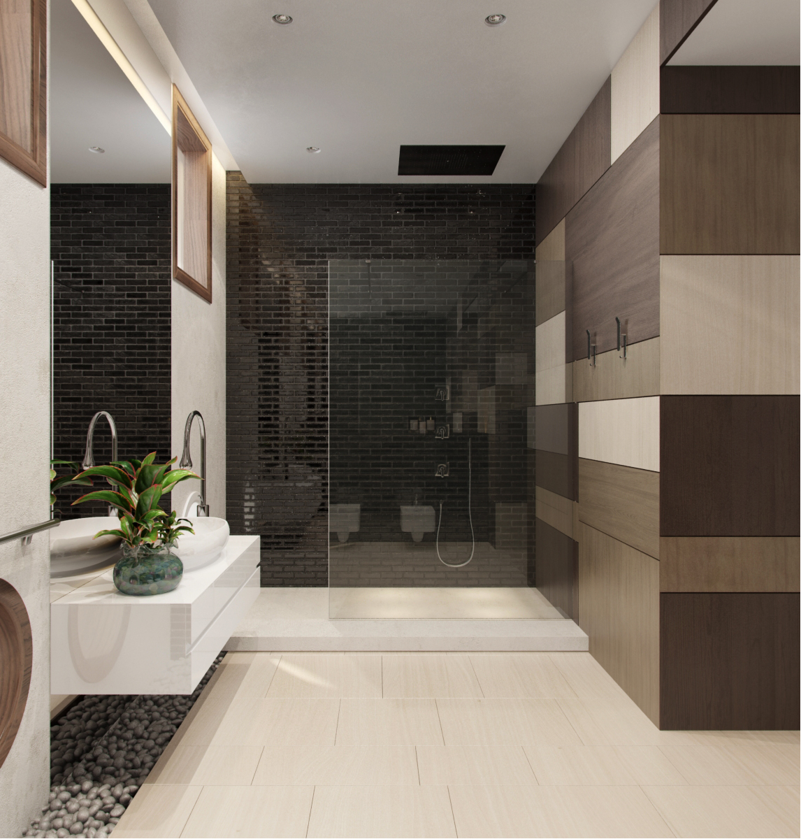 The interiors of the country residence of 1000 m  in Tbilisi Alexandra Fedorova-30