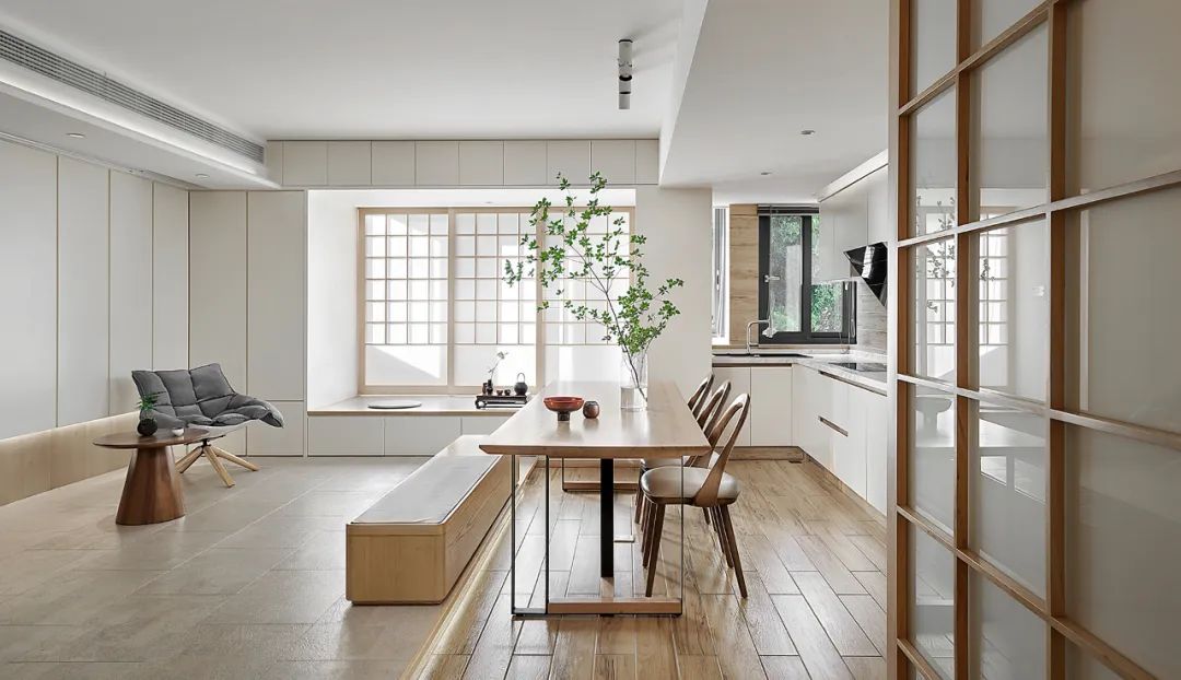 诗意的 100 平米现代家居，重组空间与情感互动-17