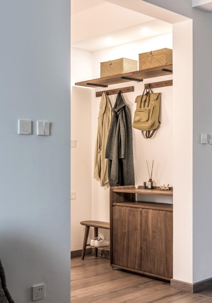 融禾设计丨北欧风格平层单身女性公寓,自然舒适,功能齐全-2