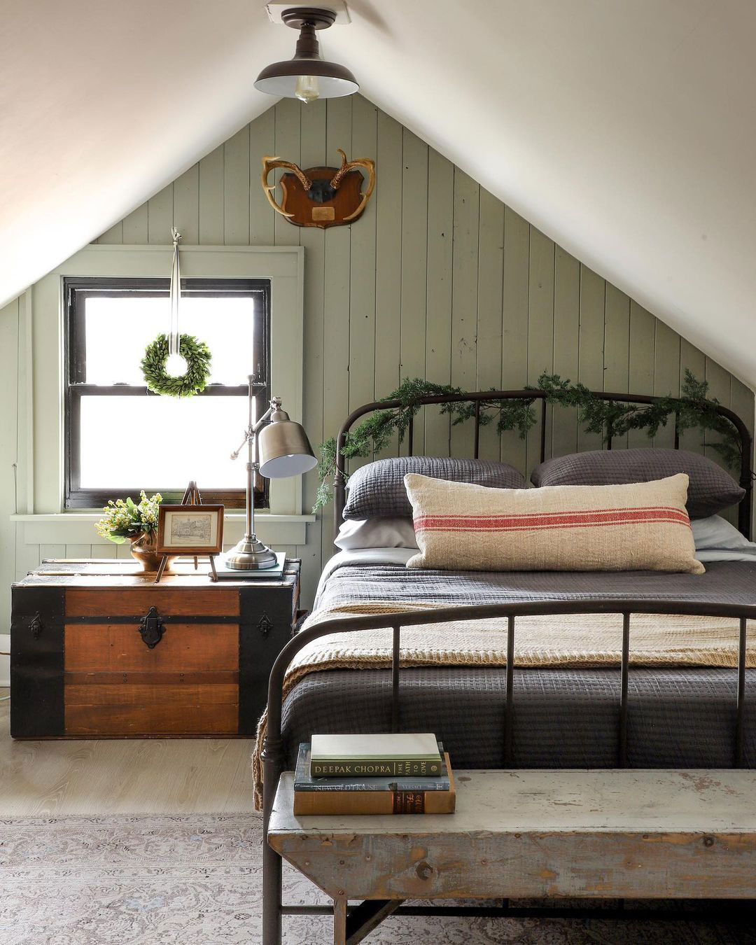 美式风情圣诞小屋 | 140 年历史的威斯康星州农场住宅-14