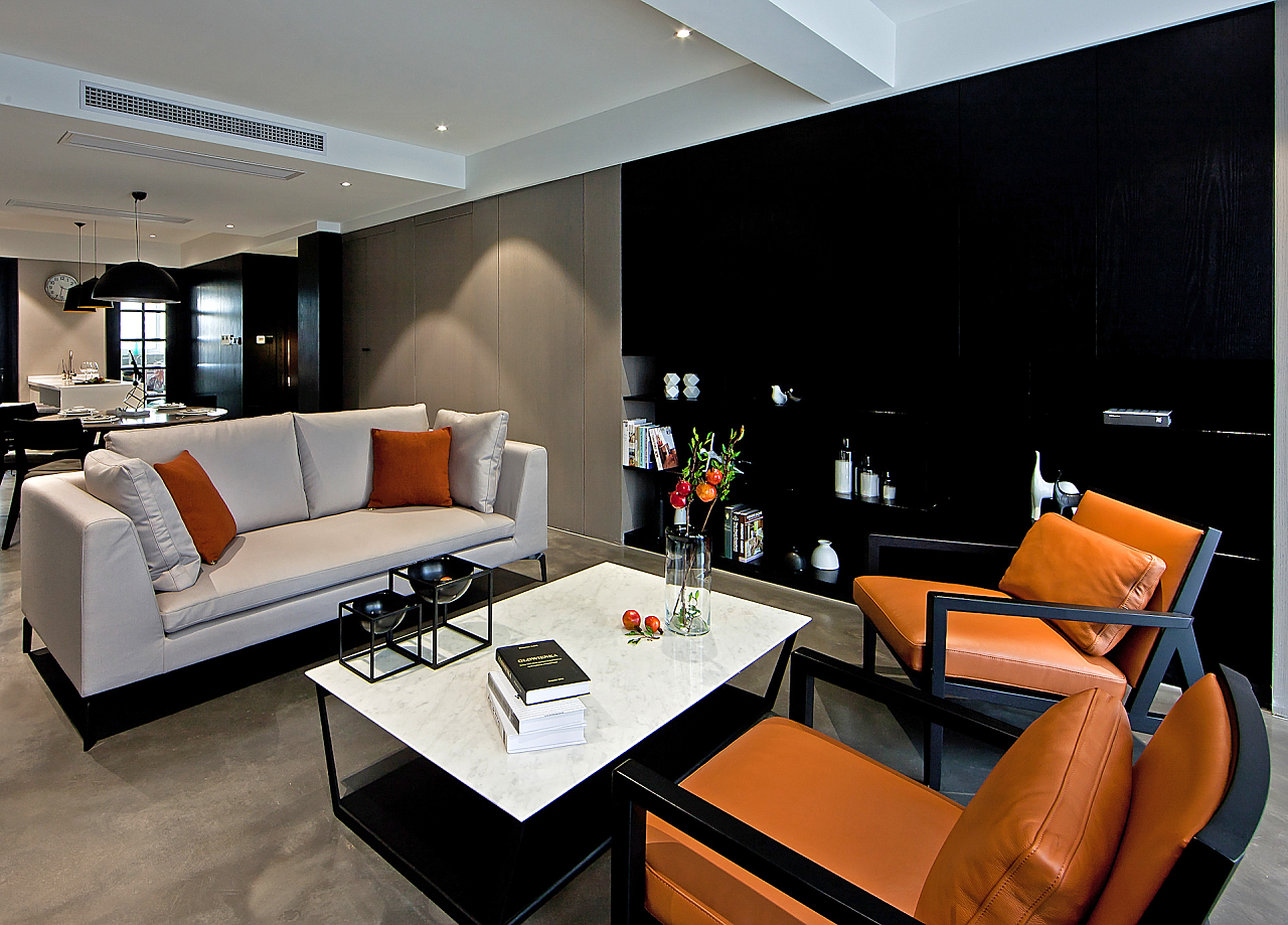 了不起的高级黑——160m²东方福邸  罗晓设计-0