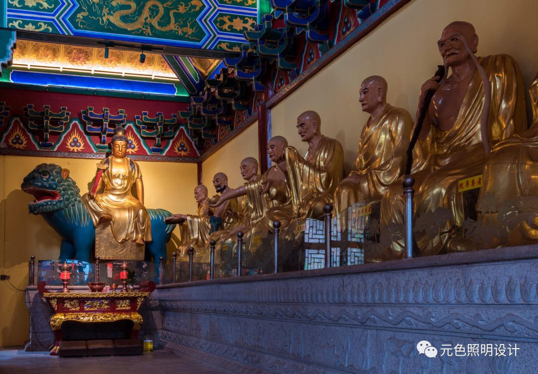 佛 · 光 | 道吾山护国兴华禅寺灯光改造-92