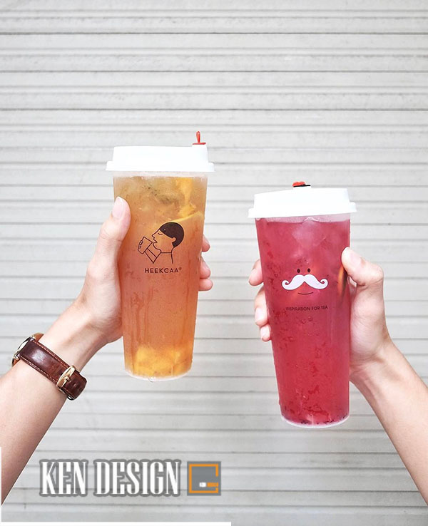 Heekcaa奶茶店室内设计(含 Lê Đại Hành 等店)丨Kendesign 公司-4